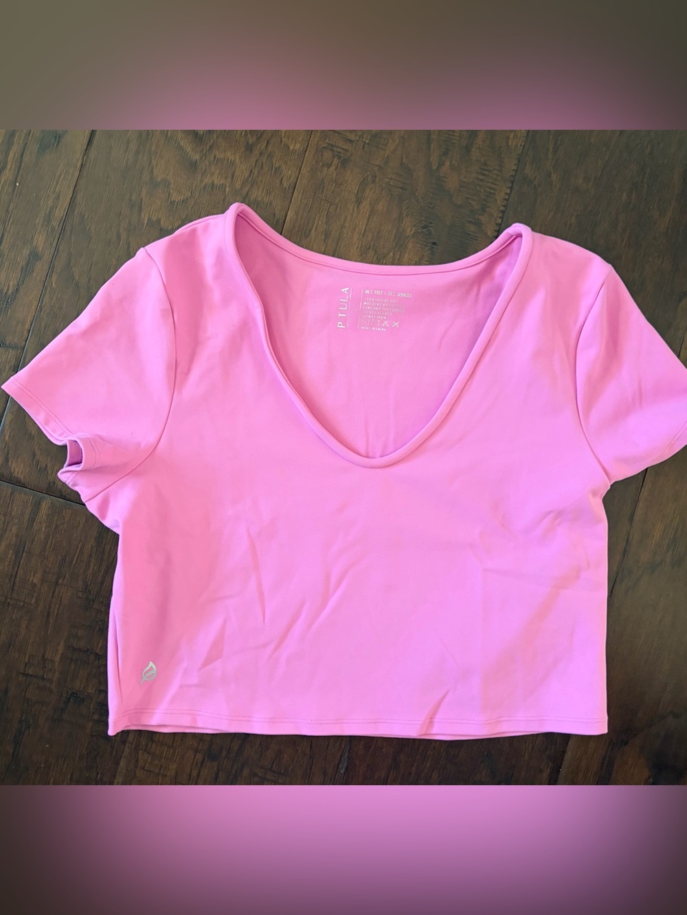 P'tula Pink Scoop Crop Top